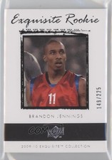 2009-10 Exquisite Collection Exquisite Rookie 149/225 Brandon Jennings #47 3c7