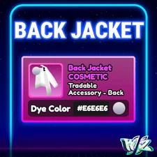 World Zero WZ - BACK JACKET - WHITE #E6E6E6