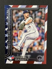 2025 Topps #267 Chris Bassitt Independence Day /76 Toronto Blue Jays