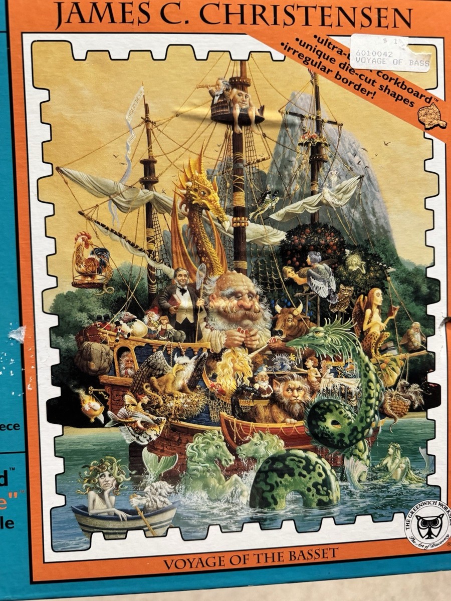 Voyage of the Basset Puzzle James C. Christensen Silhouette