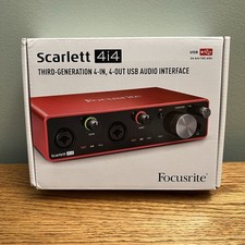 Focusrite Scarlett 4i4 3rd Gen USB Audio Inte...