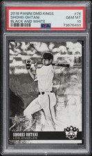 2018 Panini Diamond Kings Black & White Shohei Ohtani RC #76 PSA 10 GEM MINT SP
