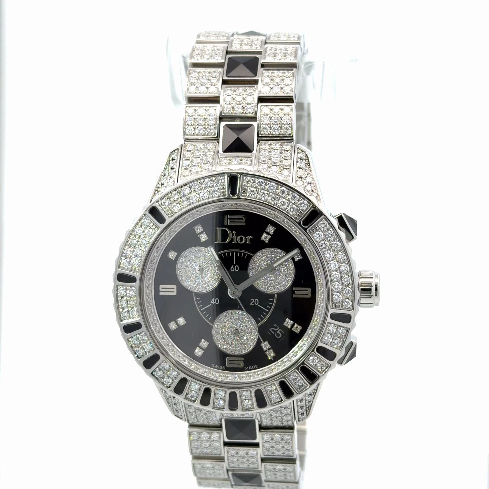 Womens Dior Christal Sharon Stone Limited Edition Diamond Watch