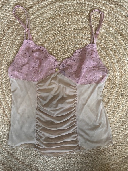 SECRET LOVE, Sz 12, Cami, Mesh Top. 