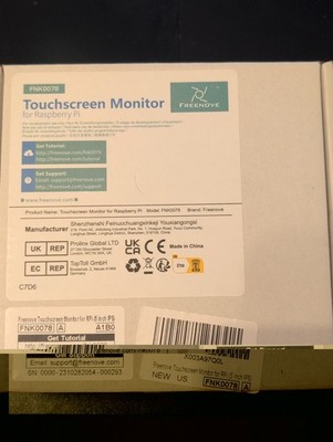5 Inch Touchscreen Monitor for Raspberry Pi 5 4 B 3 B+ A+ 800X480 Pixel IPS Dis