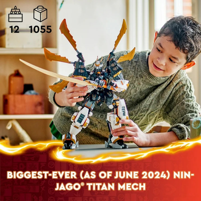 LEGO NINJAGO Cole's Titan Dragon Mech Adventure Toy 71821 NEW