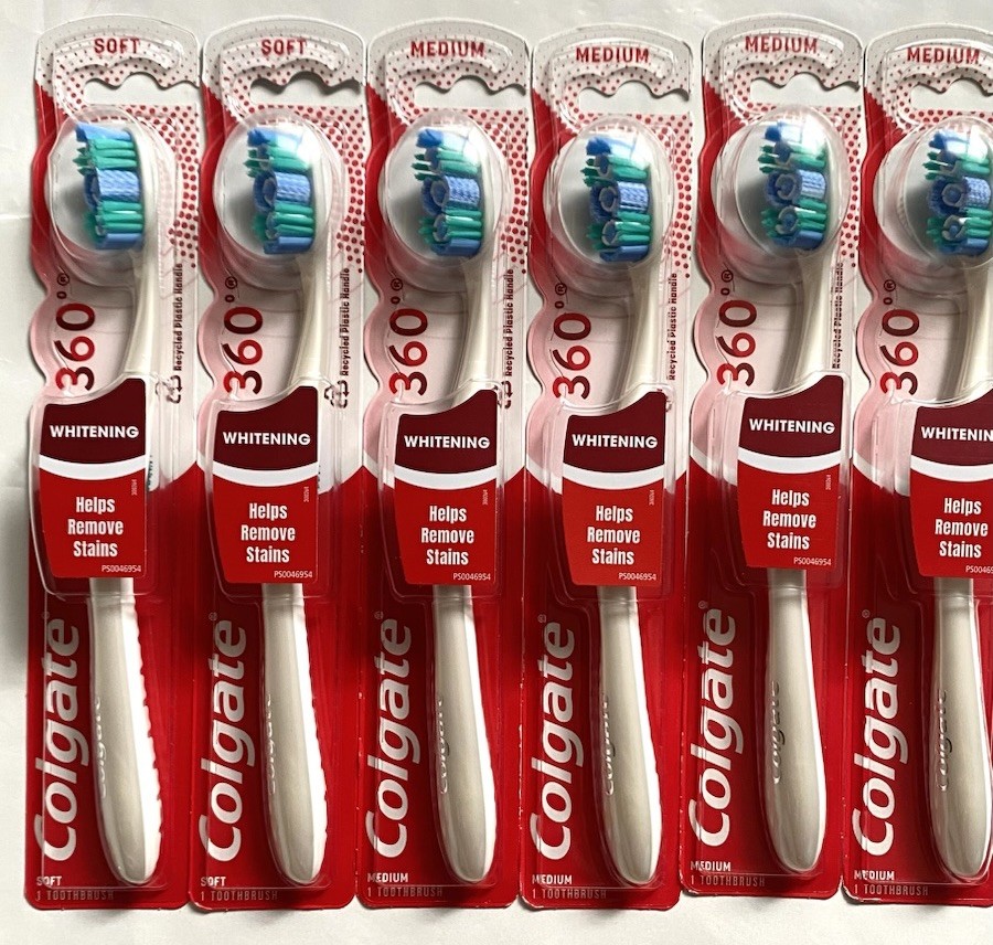 Colgate 360 Sensitive 2 Soft +4 medium Toothbrush Assorted Colors 4