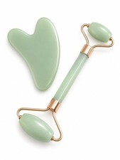 Luxury Facial Roller & Gua Sha Set Face Massage Tool 