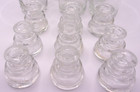 Vintage 9 Spice Jar Glass Bottles With Stopper Apothecary Made in Japan-READ — photo 7