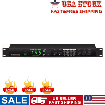 Professional Digital Reverb Multi Effect DSP Audio Processor Equalizer