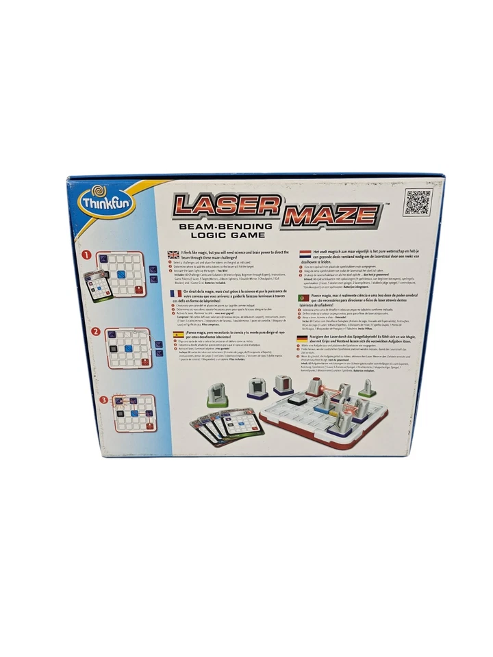 Laser Maze Beam Logic Game - ThinkFun Complete Puzzle Problem Solving  - Image 3 of 4