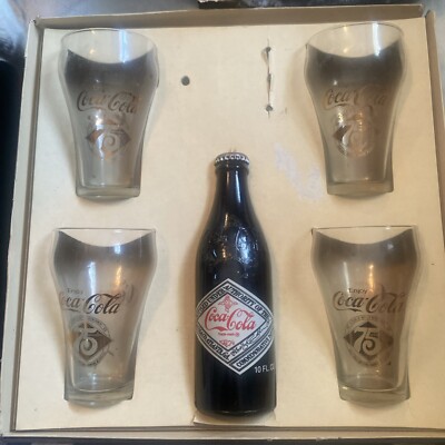 Vintage: Coca Cola Bottling Co 75th Anniversary Set 1902-1977 Chicago (188)