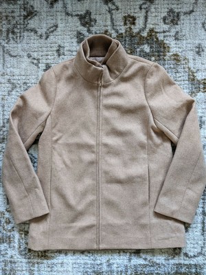 j crew camel wool coat