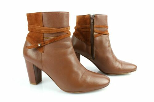 Escarpins Heyraud Pointus En Cuir Marron - Taille 37 - Occasion En Bon état