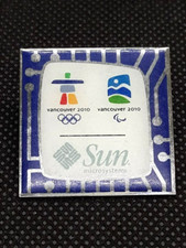VANCOUVER 2010 OLYMPICS GAMES SPOSNOR SUN MICROSYSTEM Lapel Pin