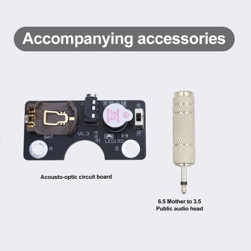 Miniature CW Keyer Board Morse Key Trainer For On Travel Morse Code Practice - Photo 7/8