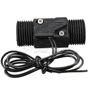22mm Plastic Vertical Horizontal Magnetic Water Flow Switch w/Sensor AC 220V 3A