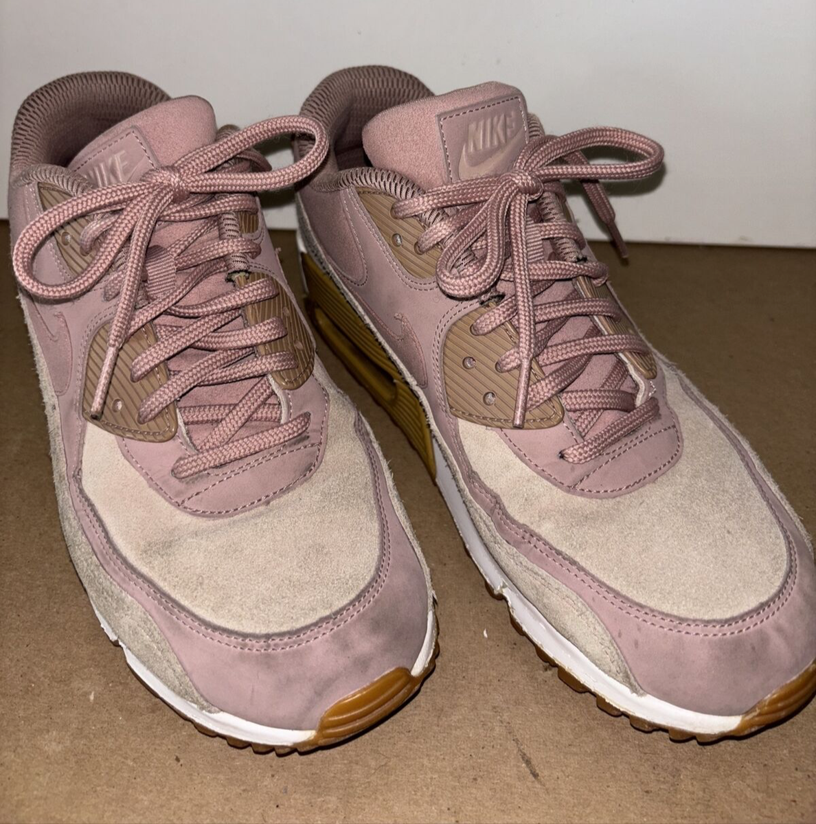 nike air max 90 tan and pink