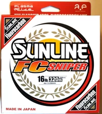 Sunline FC Sniper Fluorocarbon NEW PLASMA RISE Tech Fishing Line JDM