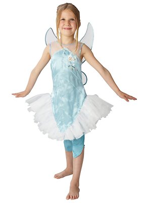 Disney's Tinkerbell Periwinkle Kostüm für Kinder - Hellblaues Schlauchkleid der