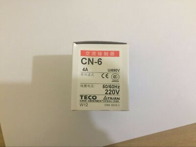 New TECO CN-6 CN6 In Box, 220V ,4A ,Contactor Free Shipping | eBay