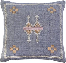 Safavieh Petrea Pillow Blue (OPEN BOX)