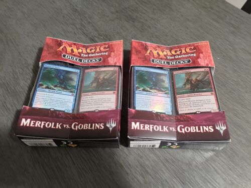 MTG Magic the Gathering Duel Deck Merfolk vs Goblins Box Set New Factory Sealed