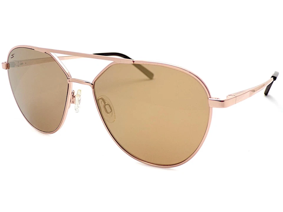 Serengeti Odell Lunettes de Soleil Polarisées or Rose / Pilotes Verres SS555004