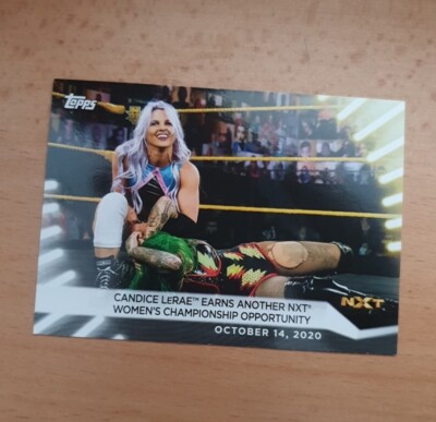 WWE Card 82 SHOTZI BLACKHEART CANDICE LERAE Topps 2021 NXT Wrestling Karte