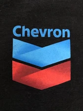 VTG.2008 2 Crude T/A SHARK Chevron Gas Station Oil Gas Mens Road-trip T-shirt XL