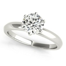 2.00 Carat Genuine Lab Grown Diamond Ring in Gold JK SI2 CERTIFIED