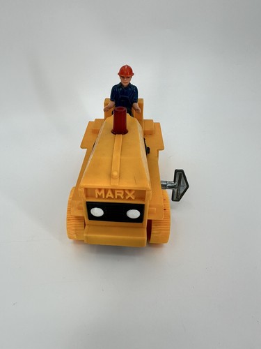 Vintage Marx Windup Tractor Plastic Toy - Picture 2 of 7