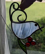 Vintage Stained Glass Leaded Window Decor Sun Catcher