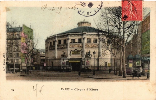Old postcard Paris 11th Paris-Cirque d'Hiver (313776)