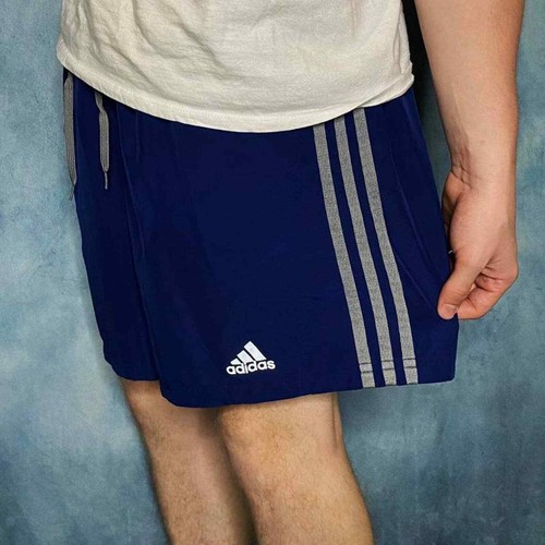 Adidas Soccer Shorts Mens Large Navy 