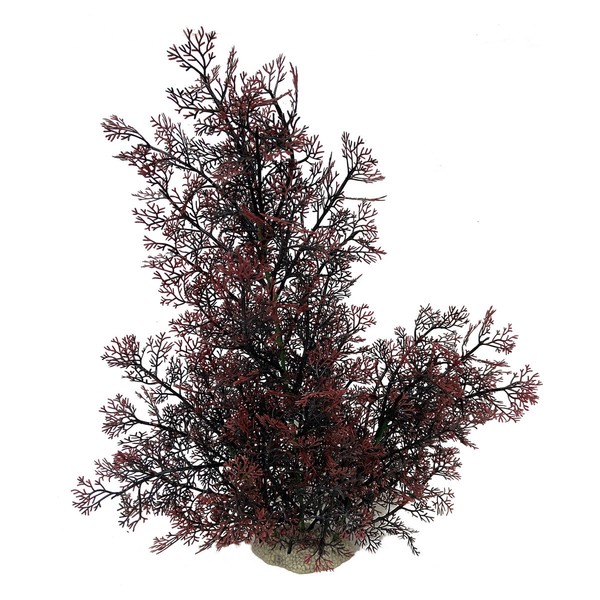 Aqua Della Aquarium Dekoration Phoenix Rot Xl 56Cm Kunstpflanze Fische Terrarium-image