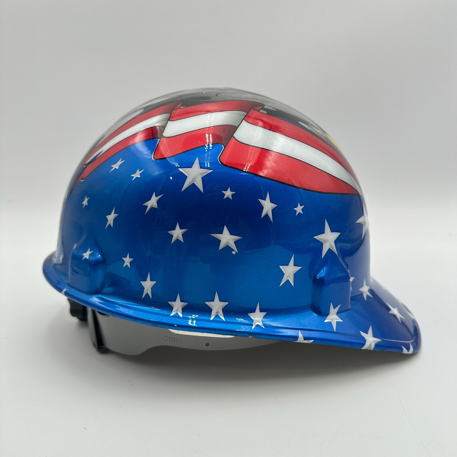 Jackson Products Type 1 Hard Hat With American Eagle Stars And Stripes.