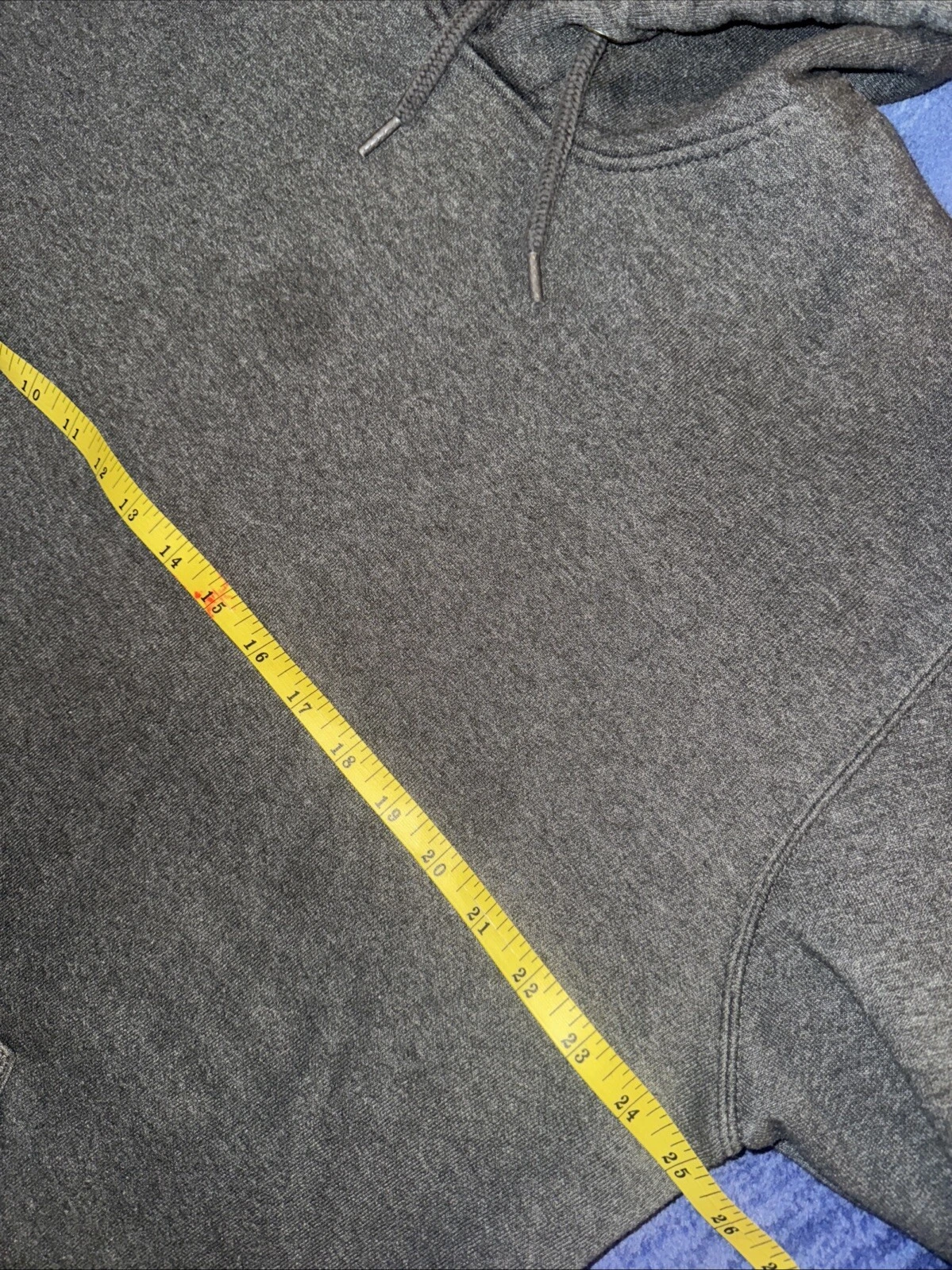 VETEMENTS Carhartt Felpa con Cappuccio Uomo Grande Alta Grigio Verde Lime Pile Felpa da Lavoro