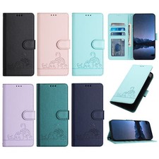 Venta Caliente Linda Funda de Cuero PU para Teléfono Gato Para Huawei Mate 60