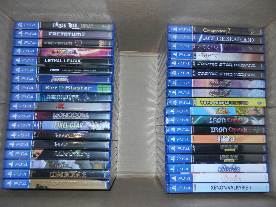 LIMITED RUN GAMES PS4 COLLECTION - 300 FACTORY SEALED GAMES - READ LIST ...