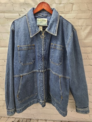 Orvis Denim Blue Jeans Jacket Four 