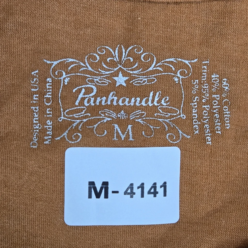 Panhandle Women Hoodie M Brown Geometric Western Aztec Patterned Y2K USA - Image 2 of 4