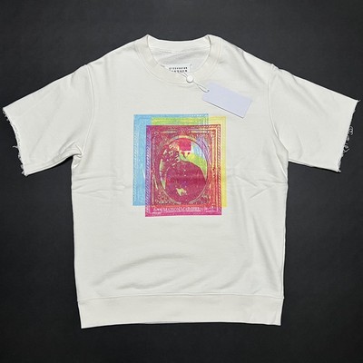 44 New Maison Margiela 4 Stitch Oversized Stamp Logo Short Sleeve 