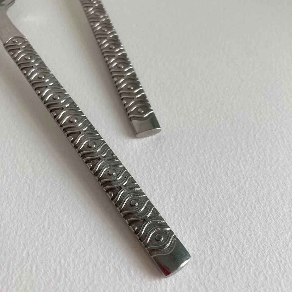 Juego de servir sólido Dansk Prado años 60 - cuchara y tenedor - Alemania - Jens Quistgaard Foto 3 de 4