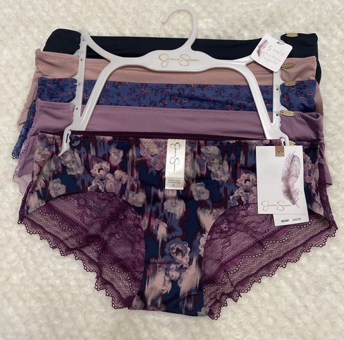 Jessica Simpson Ultra Flirty Hipster Lace Panties Underwear 5 Pack NWT Small - Picture 2 of 12