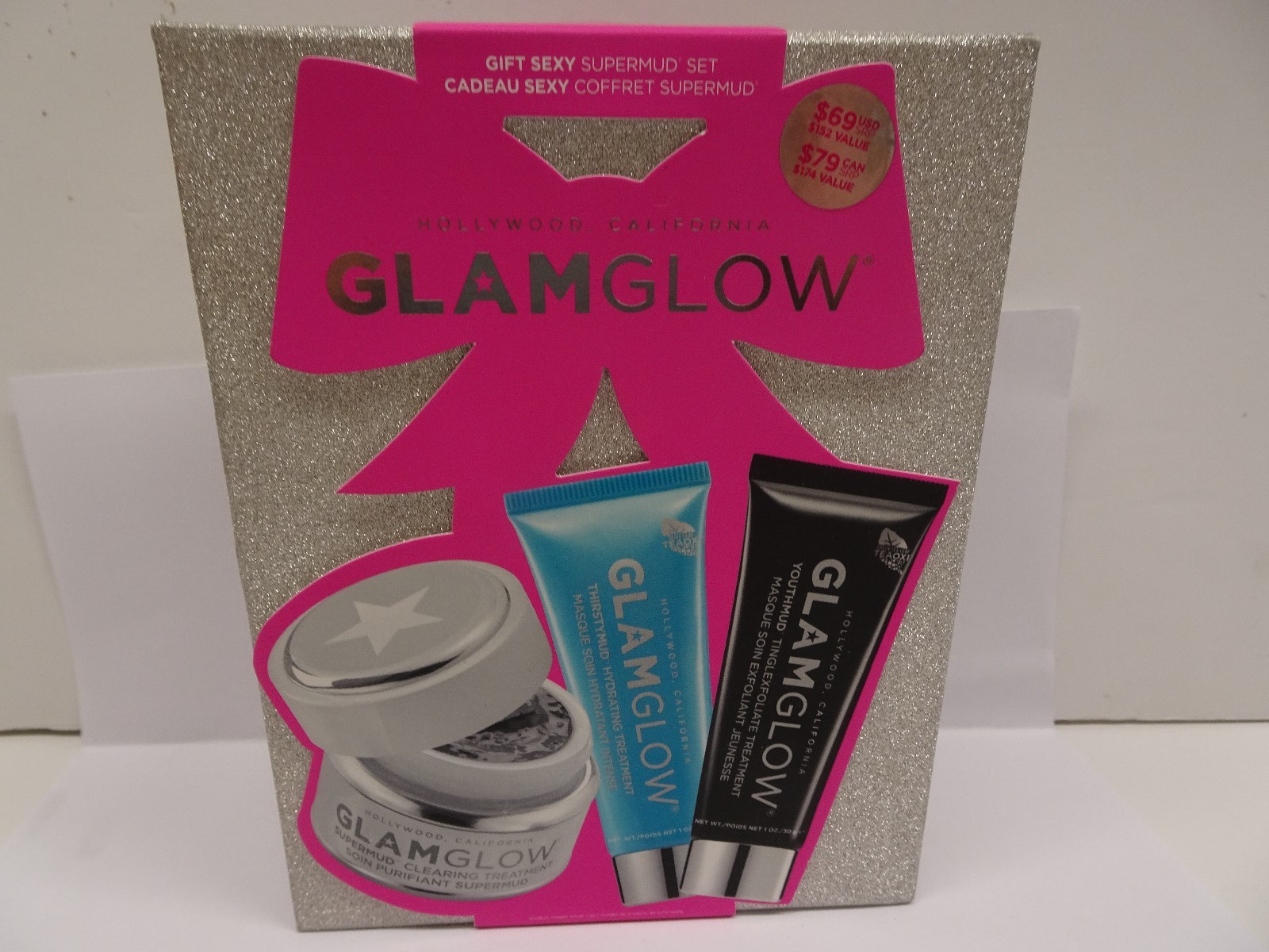  Подарочный набор GlamGlow Limited Edition sexy supermud Set Новый 