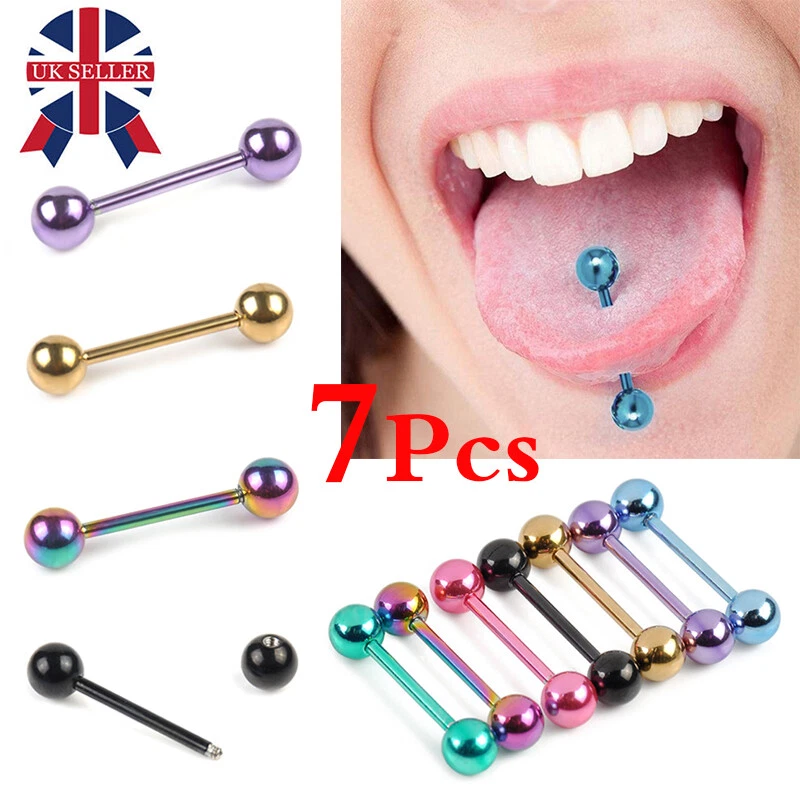 Tongue ring piercing deals