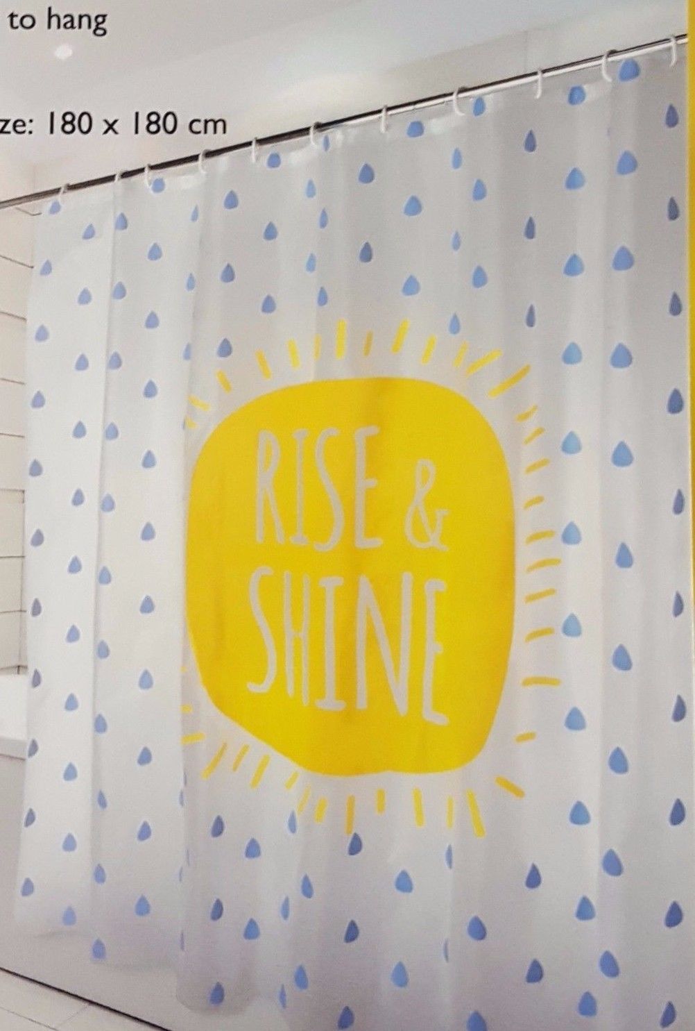 Modern Style Various Design Colour Shower Curtain With Hooks Bathroom