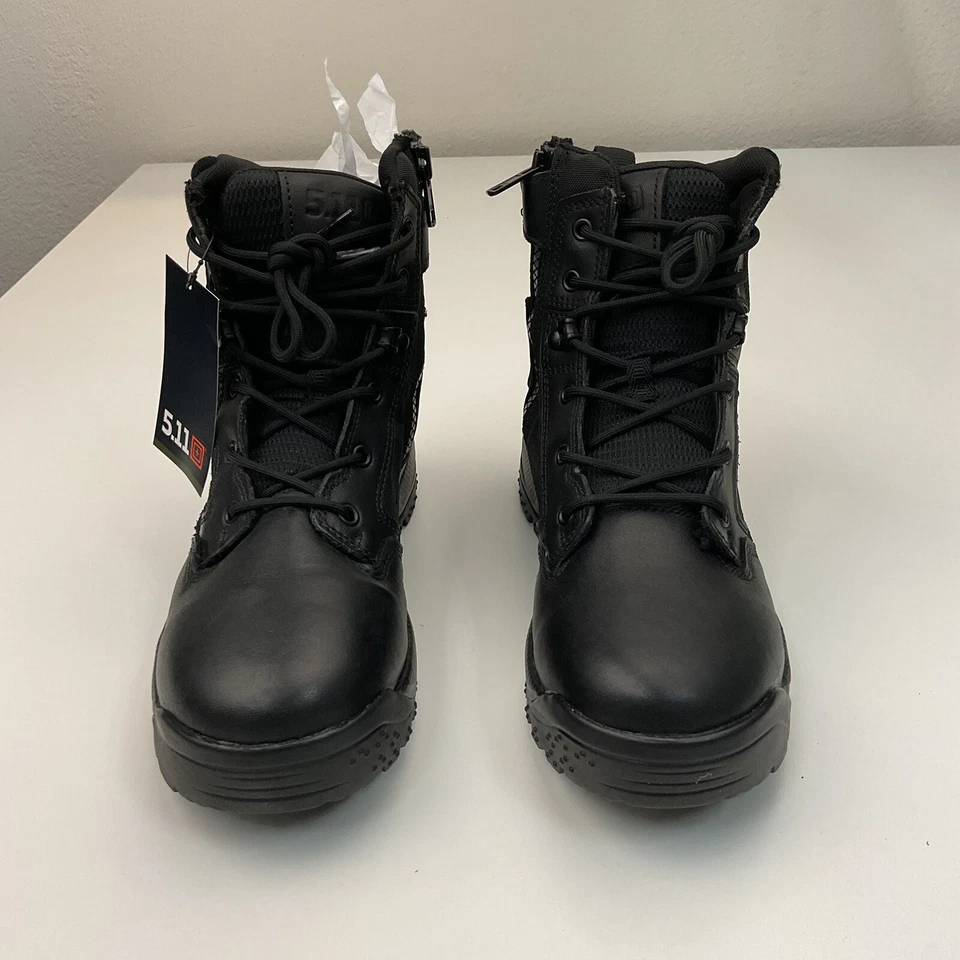 Botas tácticas para hombre 5.11 ATAC 2.0 6" cremallera lateral 12394 negras EE. UU. 10 Foto 2 de 4