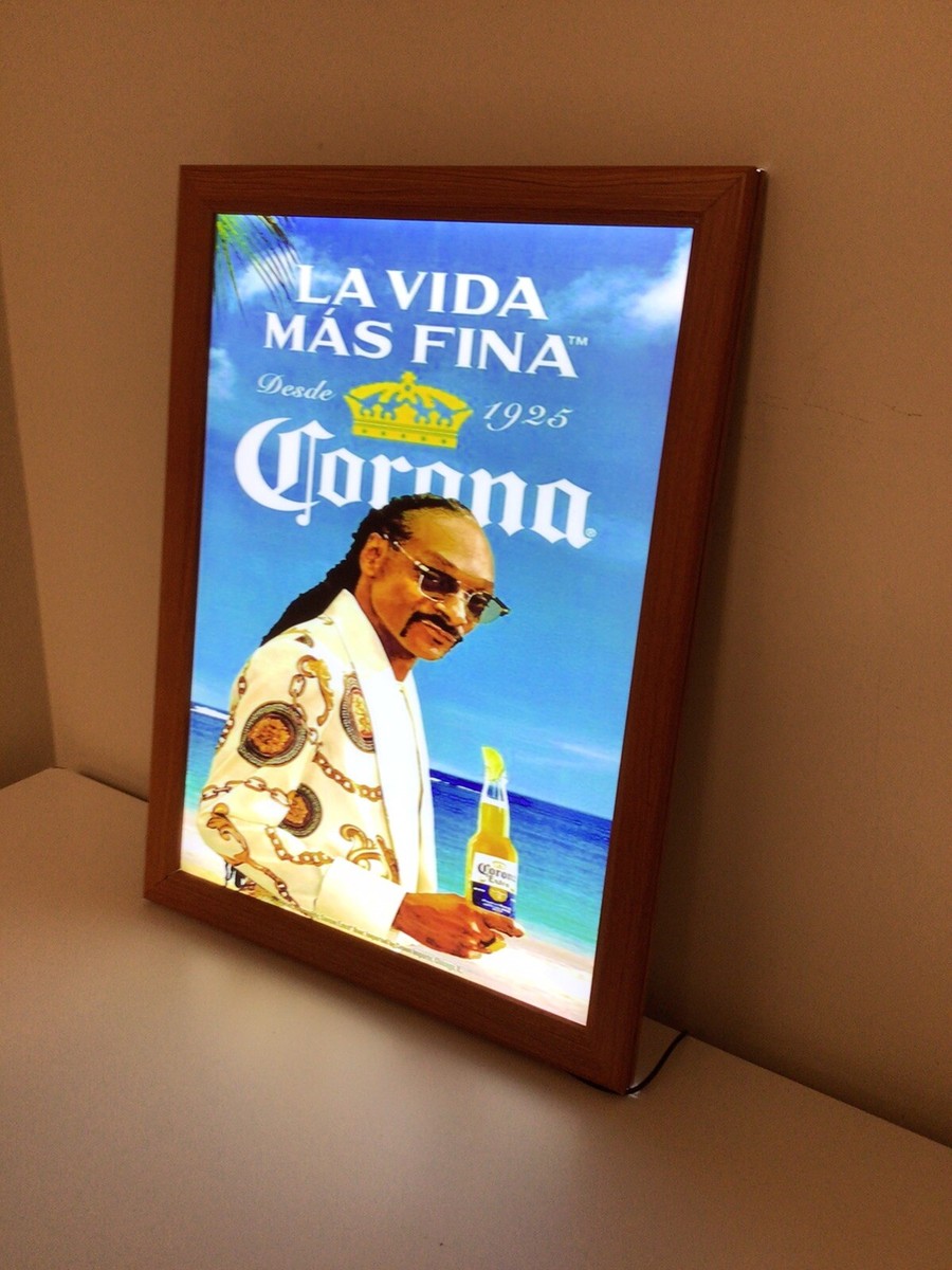 Corona Extra LED Beer Sign Snoop Dogg Led Frame wall mounted beer